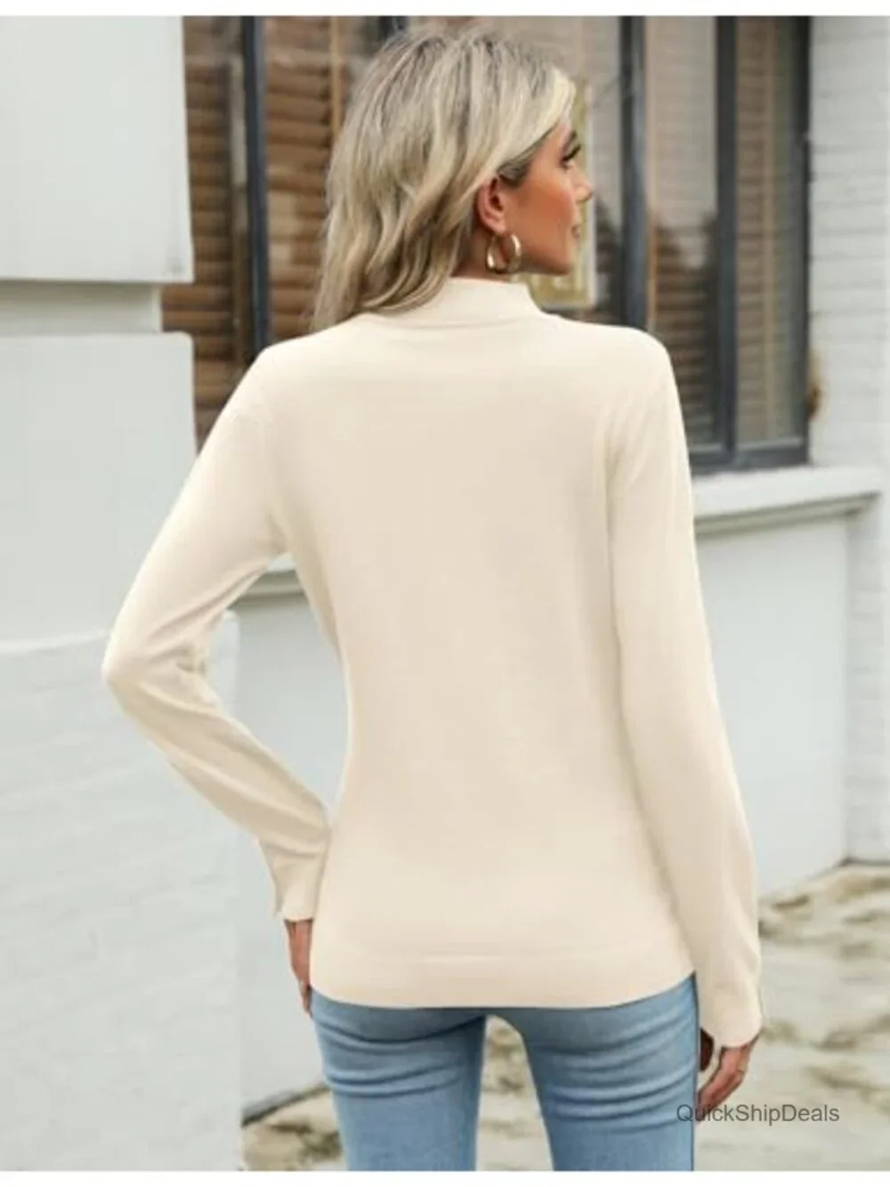 N/A mock neck